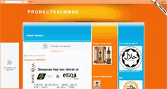 Desktop Screenshot of products4ummah.blogspot.com