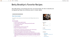 Desktop Screenshot of bettybrooklynsfavorites.blogspot.com