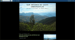 Desktop Screenshot of cachiandahuaylas.blogspot.com