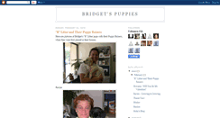 Desktop Screenshot of bridgetpuppies.blogspot.com