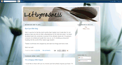 Desktop Screenshot of leftymadness.blogspot.com