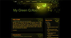 Desktop Screenshot of mygreenqroo.blogspot.com