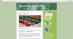 Desktop Screenshot of mommiegolightly.blogspot.com