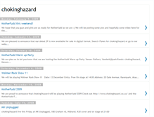 Tablet Screenshot of chokinghazardband.blogspot.com
