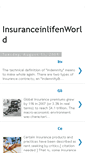 Mobile Screenshot of insurancein21stcenturyworld.blogspot.com