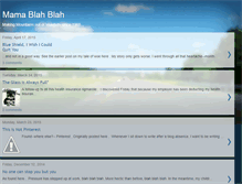 Tablet Screenshot of mamablahblah.blogspot.com
