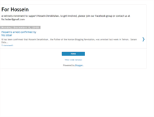 Tablet Screenshot of for-hossein.blogspot.com