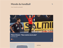 Tablet Screenshot of mondeduhandball.blogspot.com