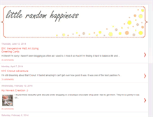 Tablet Screenshot of littlerandomhappiness.blogspot.com