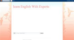 Desktop Screenshot of learn-english-experts.blogspot.com