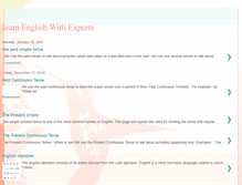 Tablet Screenshot of learn-english-experts.blogspot.com