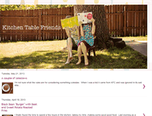 Tablet Screenshot of kitchentablefriends.blogspot.com