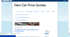 Desktop Screenshot of mynewcarprice.blogspot.com