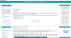 Desktop Screenshot of muslimbychoice.blogspot.com