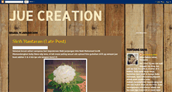 Desktop Screenshot of juecreation.blogspot.com