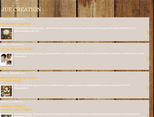 Tablet Screenshot of juecreation.blogspot.com