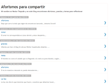 Tablet Screenshot of aforismosparacompartir.blogspot.com