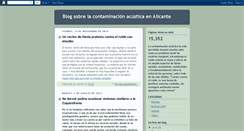 Desktop Screenshot of alicantesinruidos.blogspot.com