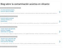 Tablet Screenshot of alicantesinruidos.blogspot.com