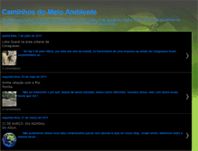 Tablet Screenshot of caminhosambientais.blogspot.com