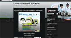 Desktop Screenshot of equiposanaliticosdelaboratorio.blogspot.com