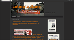 Desktop Screenshot of bastamortesullavoro.blogspot.com