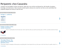 Tablet Screenshot of chezcassandra.blogspot.com