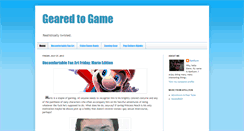 Desktop Screenshot of gearedtogame.blogspot.com