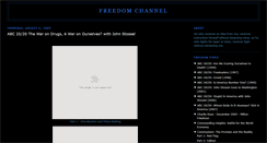 Desktop Screenshot of freedomchannel.blogspot.com