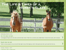 Tablet Screenshot of lifeandtimesofahorsesslave.blogspot.com