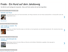 Tablet Screenshot of frodo-jakobsweg.blogspot.com