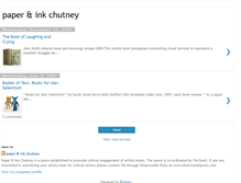 Tablet Screenshot of paperninkchutney.blogspot.com