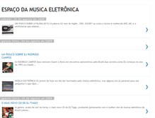 Tablet Screenshot of espacodamusicaeletronica.blogspot.com