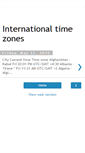 Mobile Screenshot of nternationaltimezones.blogspot.com