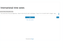 Tablet Screenshot of nternationaltimezones.blogspot.com