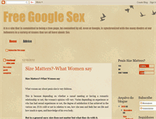 Tablet Screenshot of freegooglesex.blogspot.com