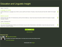 Tablet Screenshot of educationandlinguisticinsight.blogspot.com