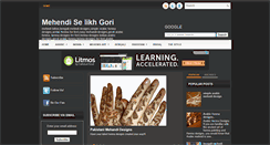 Desktop Screenshot of mehendiselikhgori.blogspot.com