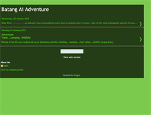 Tablet Screenshot of batangaiadventure.blogspot.com