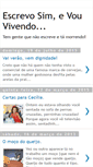 Mobile Screenshot of escrevosimevouvivendo.blogspot.com