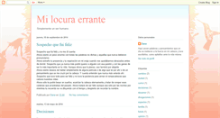 Desktop Screenshot of locuraerrante.blogspot.com