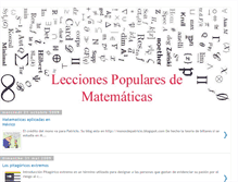 Tablet Screenshot of leccionesdemate.blogspot.com