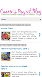 Mobile Screenshot of carriesprojectlog.blogspot.com