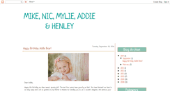 Desktop Screenshot of mikeandnic.blogspot.com