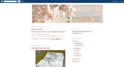 Desktop Screenshot of bloomandbarnacle.blogspot.com