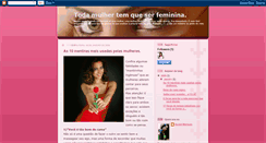 Desktop Screenshot of mulhermaisfeminina.blogspot.com