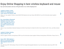 Tablet Screenshot of bestwirelesskeyboardandmouse.blogspot.com