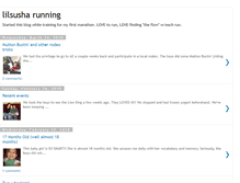 Tablet Screenshot of lilsusharunning.blogspot.com
