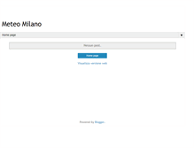 Tablet Screenshot of meteomilano.blogspot.com