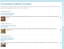 Tablet Screenshot of cornerstonecabinetcompany.blogspot.com